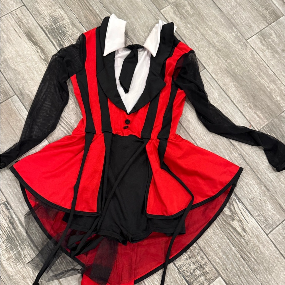 Red and Black Circus Ringmaster Costume